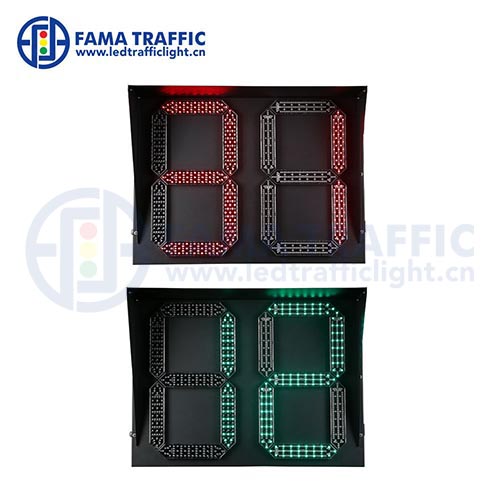 800x600mm Two Digit Bi-Color Traffic Countdown Meter