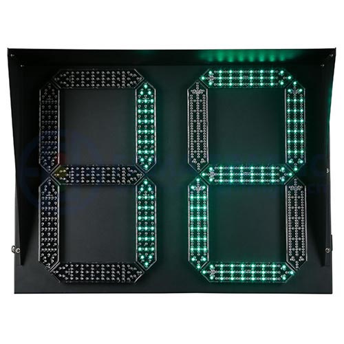 800x600mm Two Digit Bi-Color Traffic Countdown Meter