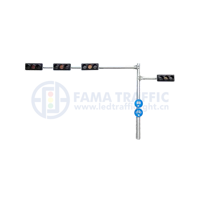 7m Octagonal T-shape Lighting Pole