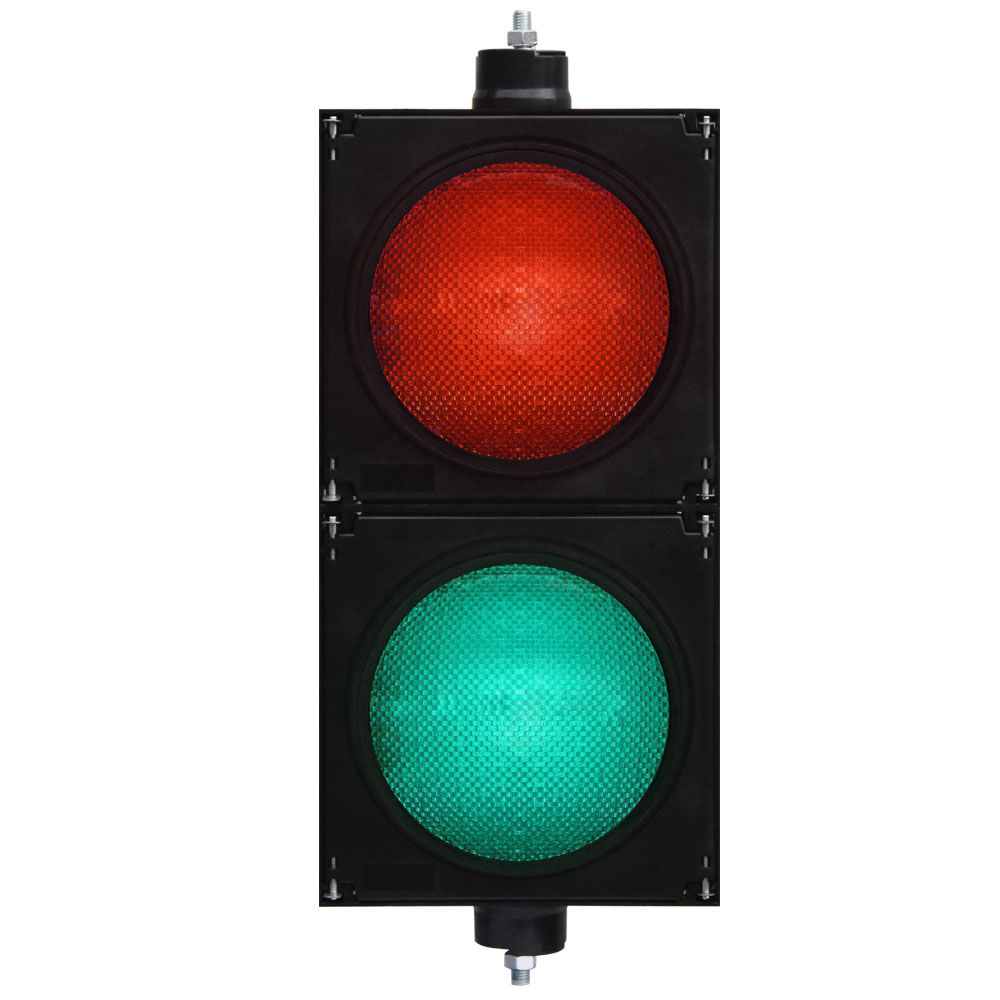 High Flux Red/Green Full Ball Traffic Light(two-unit)