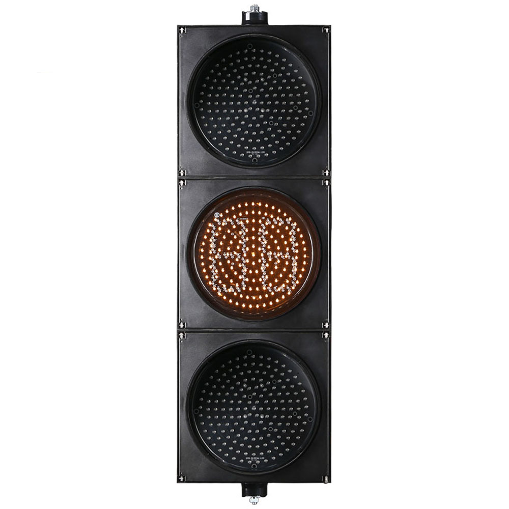 Low Power Red/Yellow/Green Full Ball Traffic Light with Countdown Timer