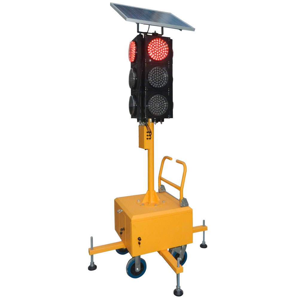 Solar-Powered Mobile Integrated Traffic Light