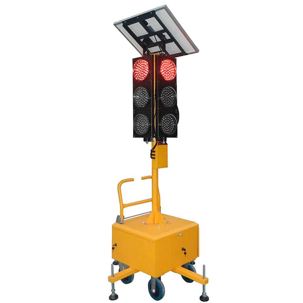 Solar-Powered Mobile Integrated Traffic Light