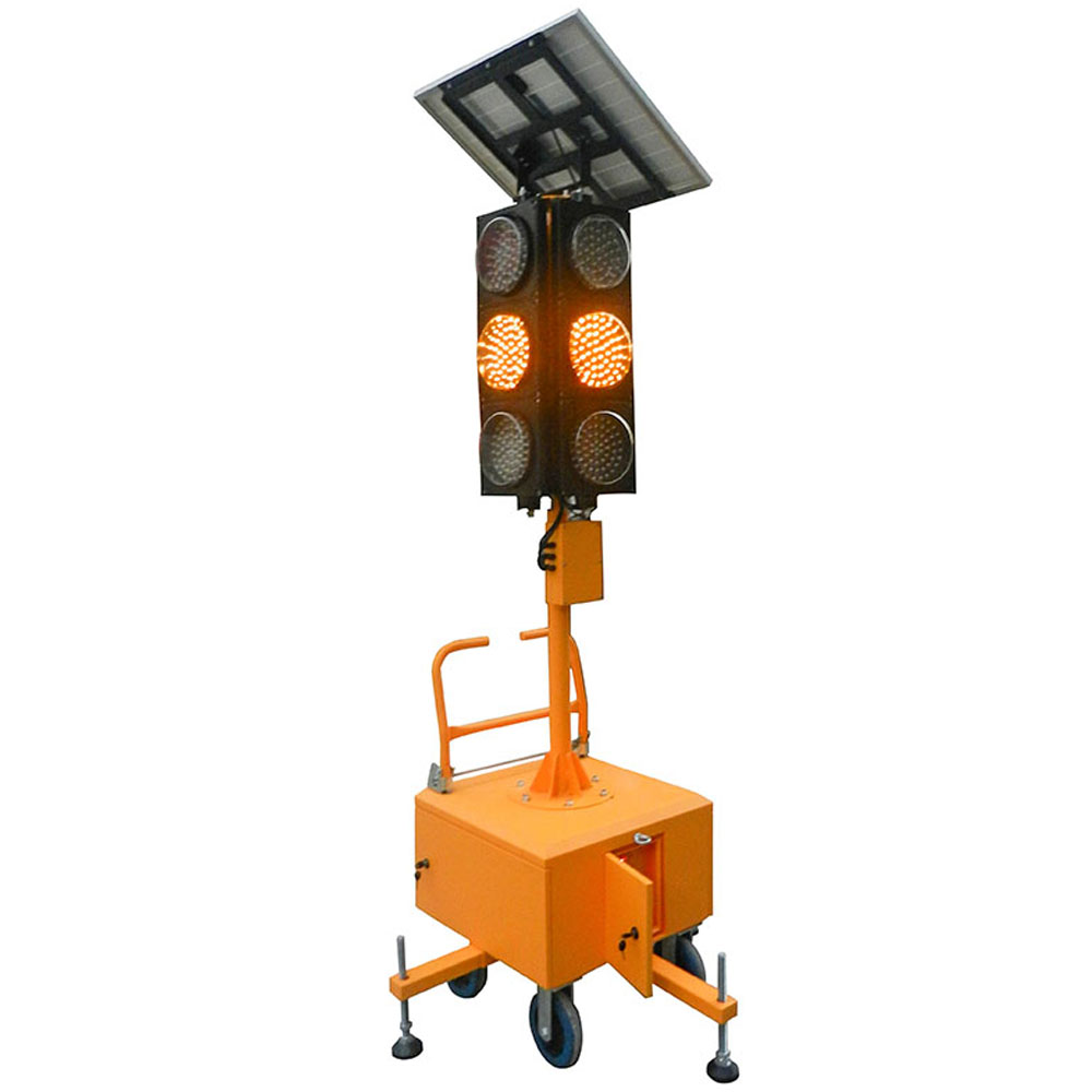 Solar-Powered Mobile Integrated Traffic Light