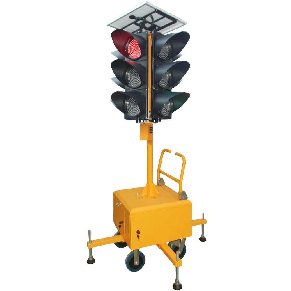 Solar-Powered Mobile Integrated Traffic Light