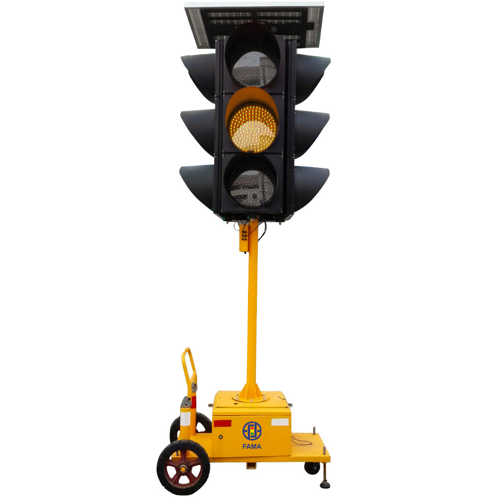 Solar-Powered Mobile Integrated Traffic Light