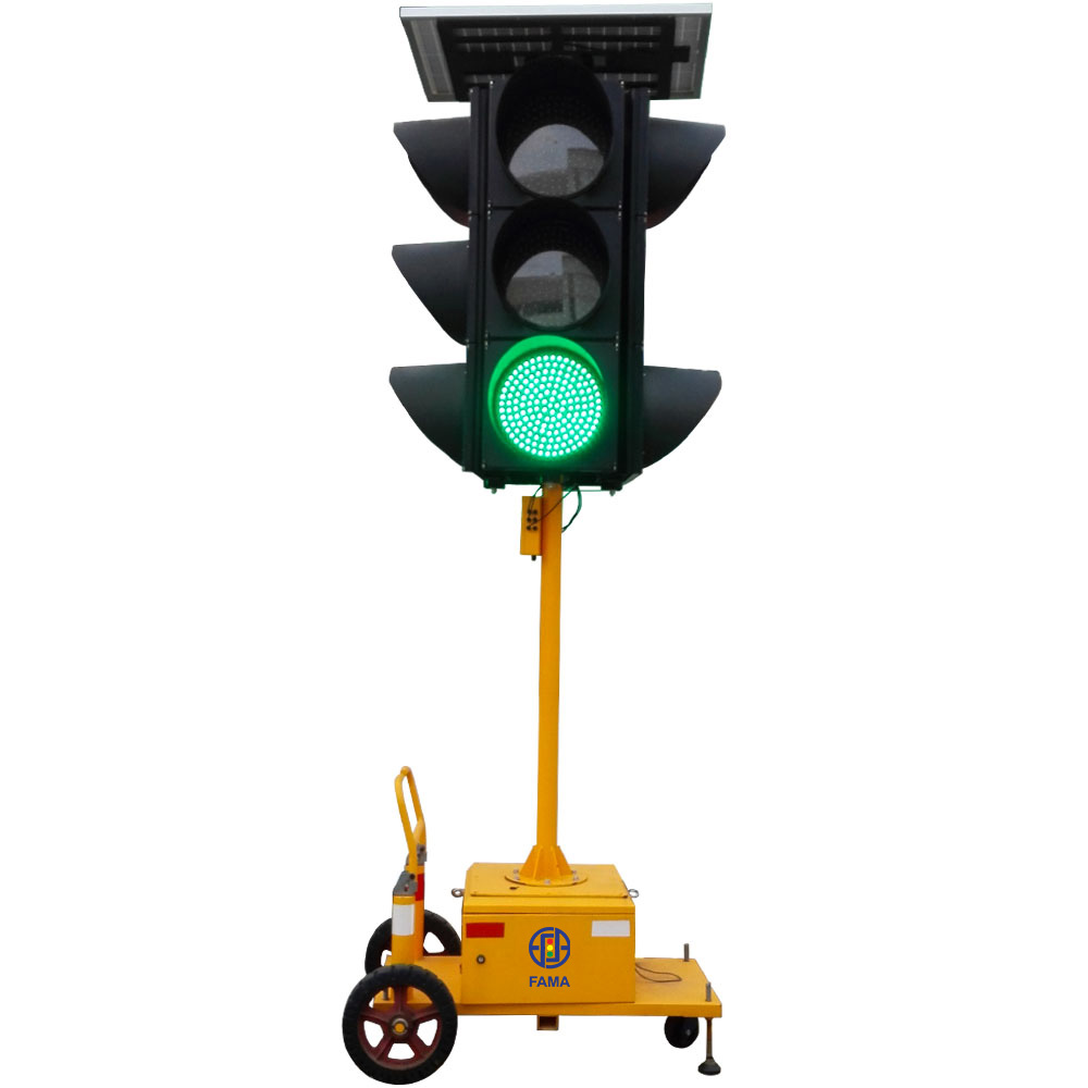 Solar-Powered Mobile Integrated Traffic Light