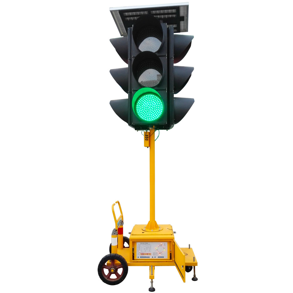 Solar-Powered Mobile Integrated Traffic Light