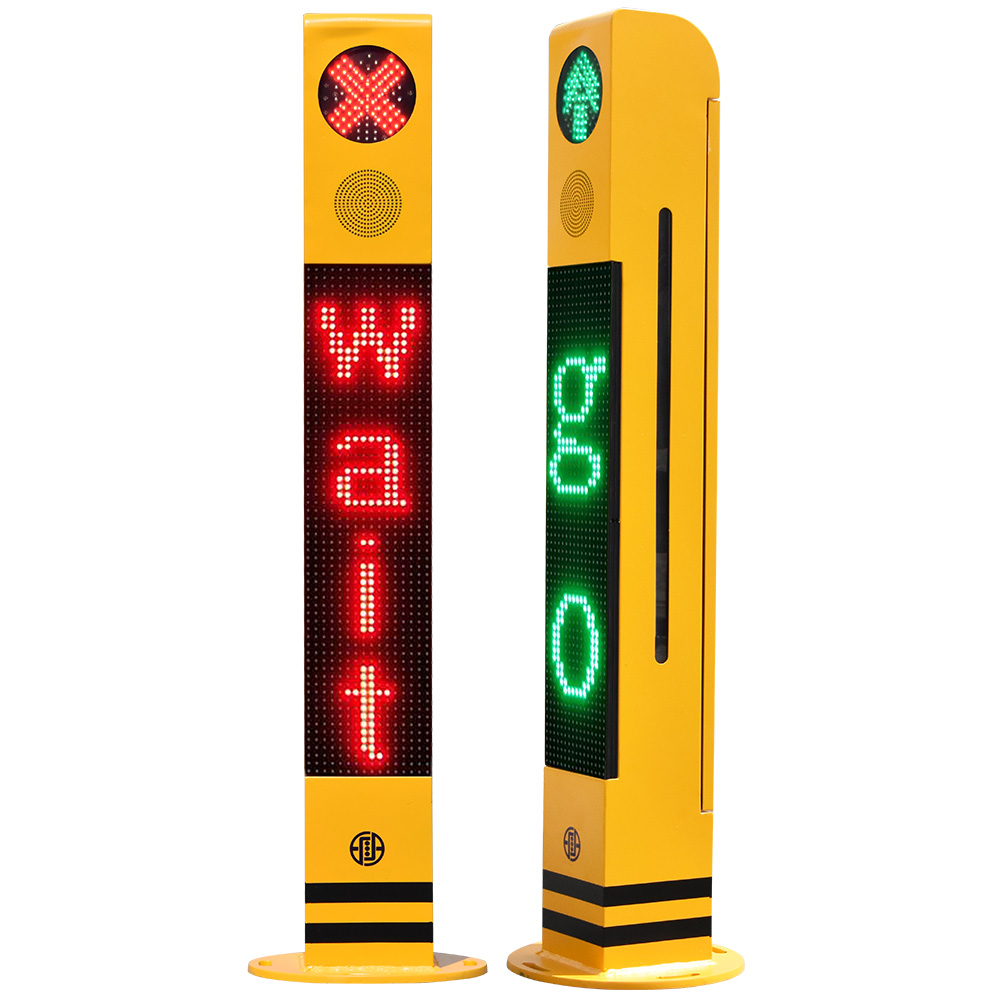 Pedestrian Light Pole with Modular Screen