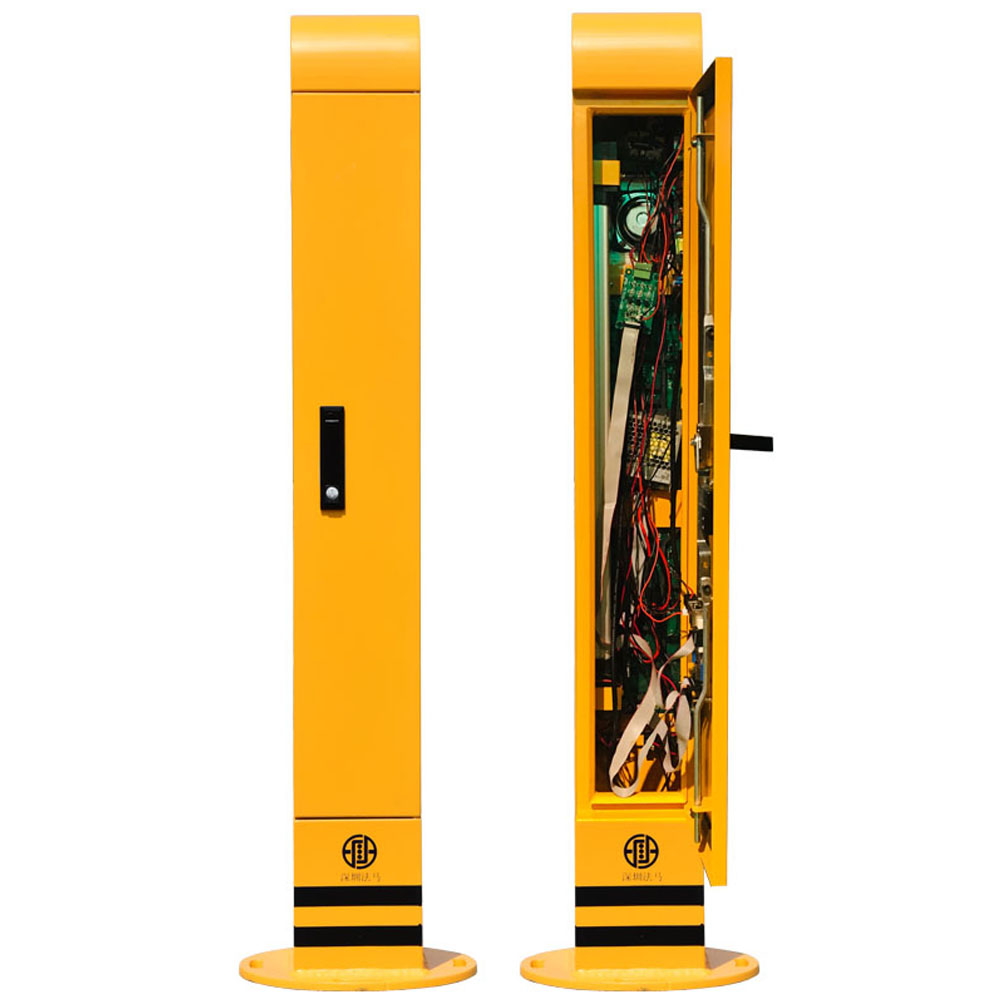 Pedestrian Light Pole with Modular Screen