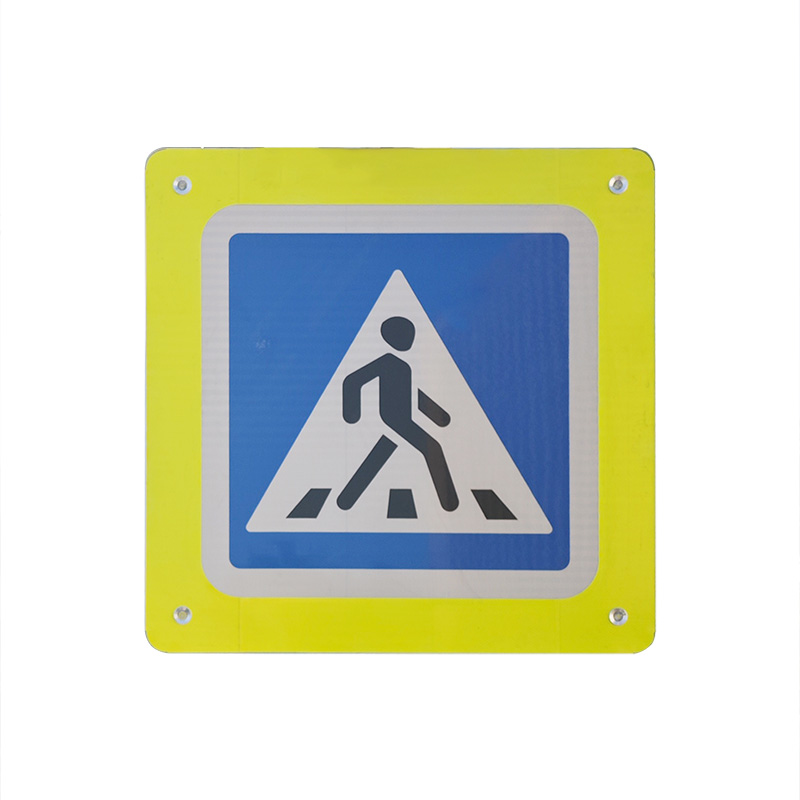 Active Luminous Pedestrian Crossing Signs