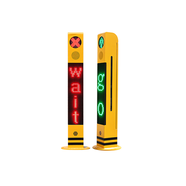 Pedestrian Light Pole with Modular Screen