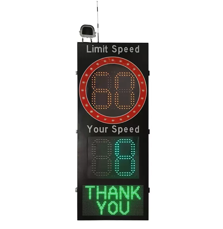 light up speed limit signs 