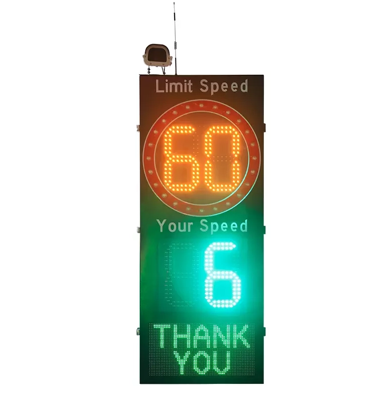 flashing radar speed signs
