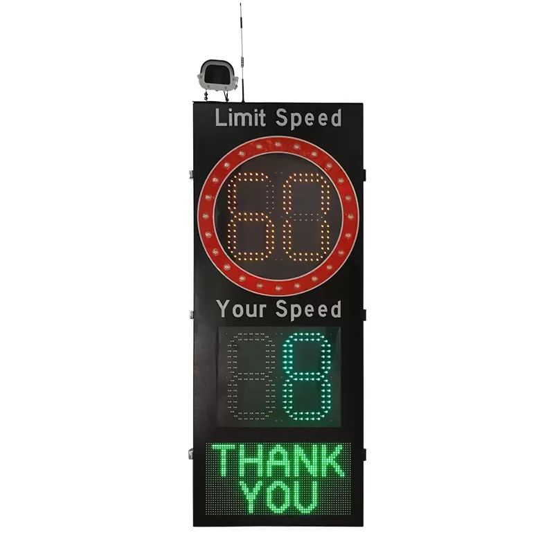 flashing radar speed signs