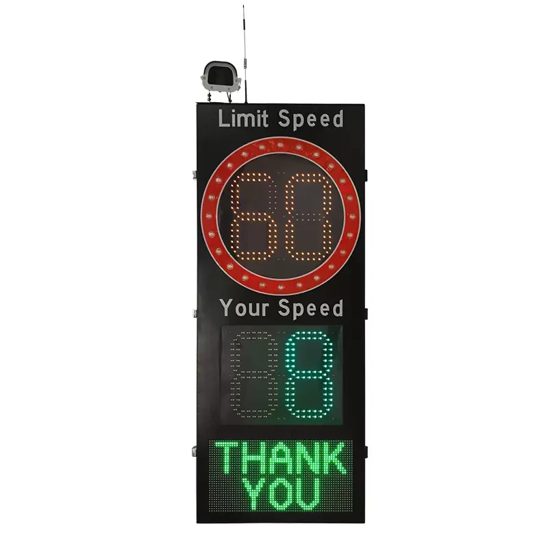 solar radar speed signs