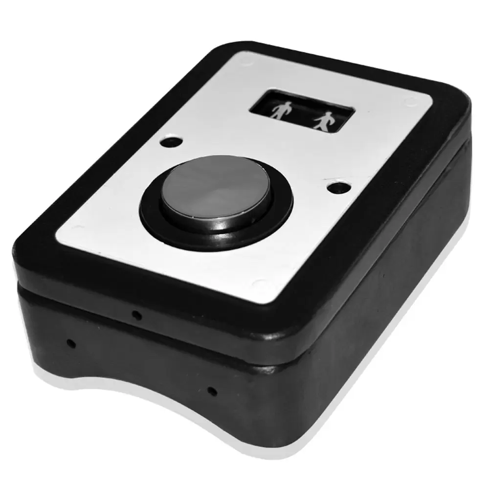 pedestrian crossing push button
