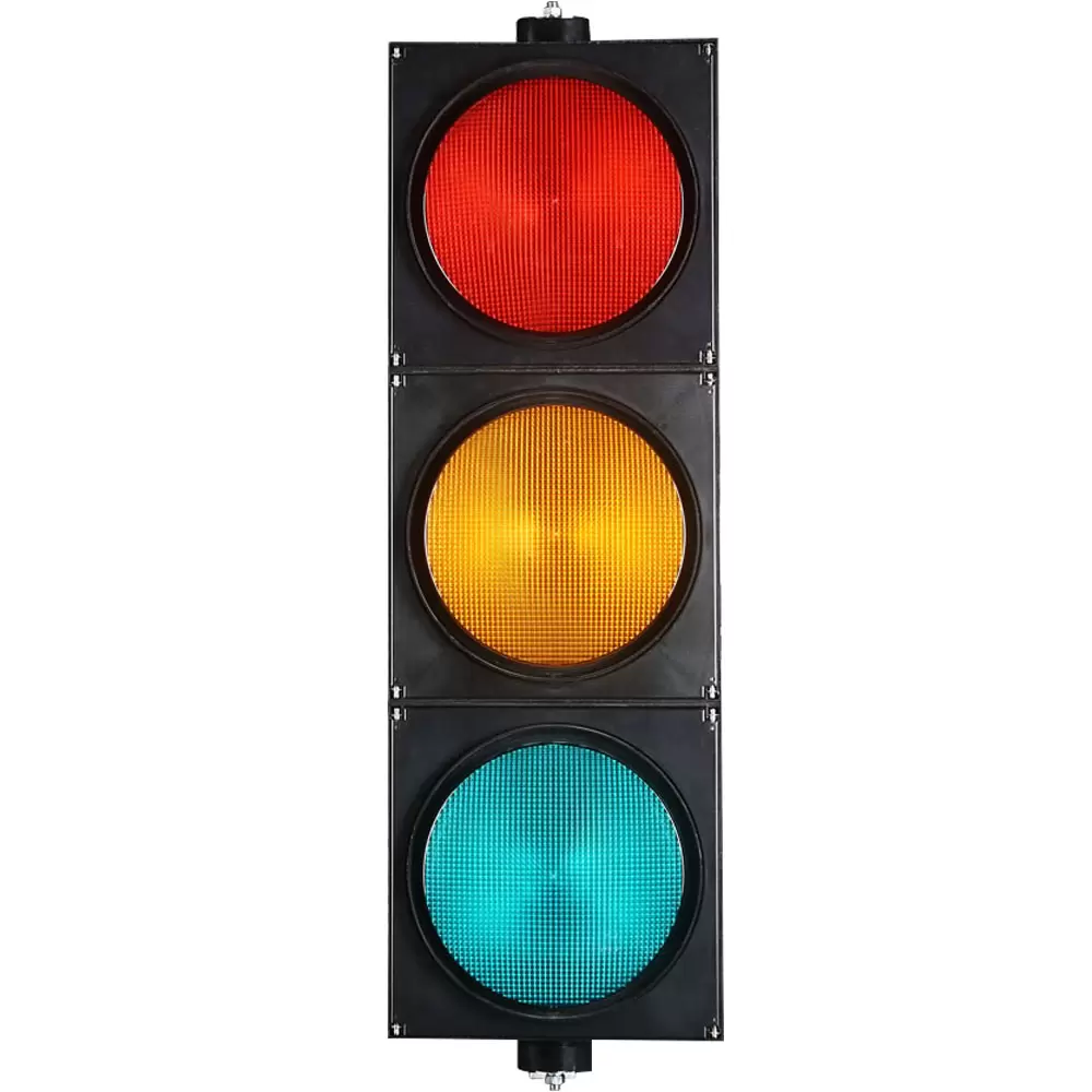 high flux red full ball traffic light