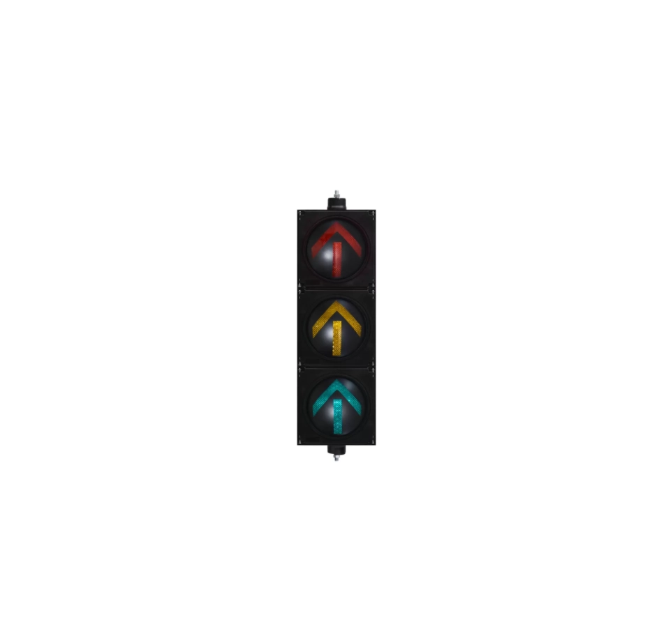 FAMA High Flux Red Arrow Traffic Light Makes City Streets Safer