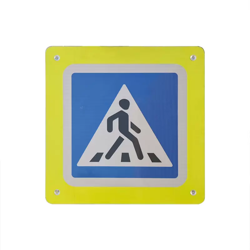 Internally Luminous Pedestrian Crossing Signs