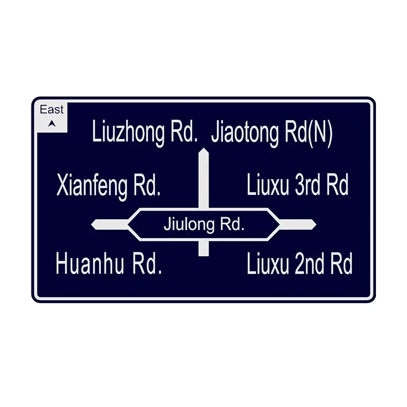 cross road street sign