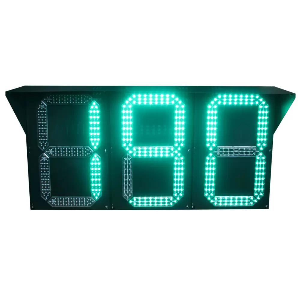 Segment Type Countdown Traffic Light