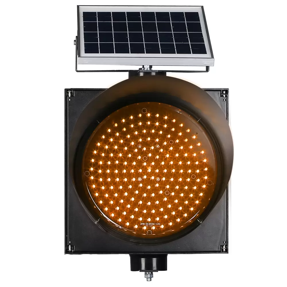 Yellow flashing light traffic signals