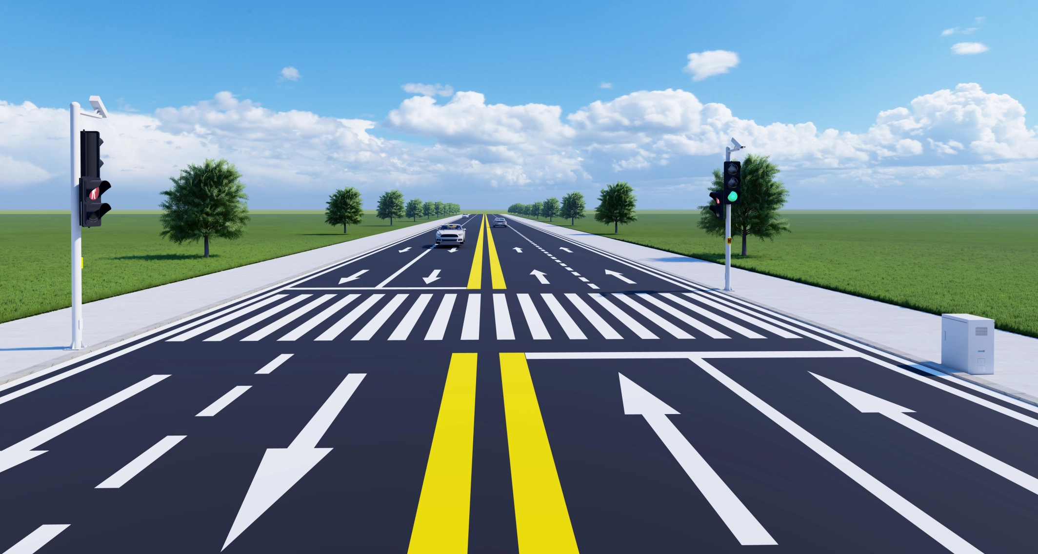 Video Perception Intelligent Mid-block Pedestrian Crossing Application Solution